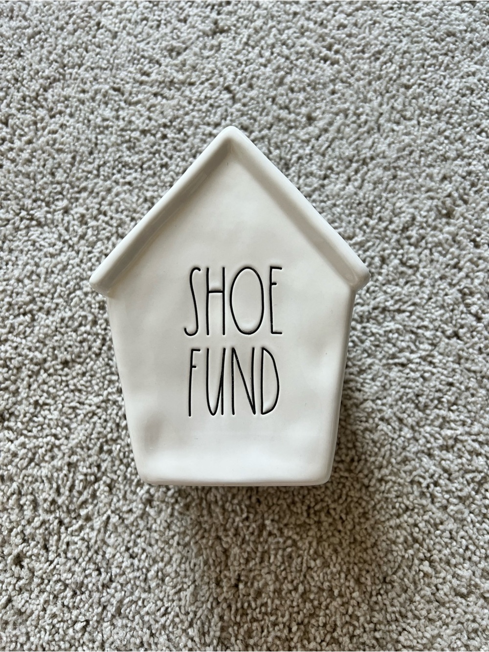Rae Dunn SHOE FUND Money Bank